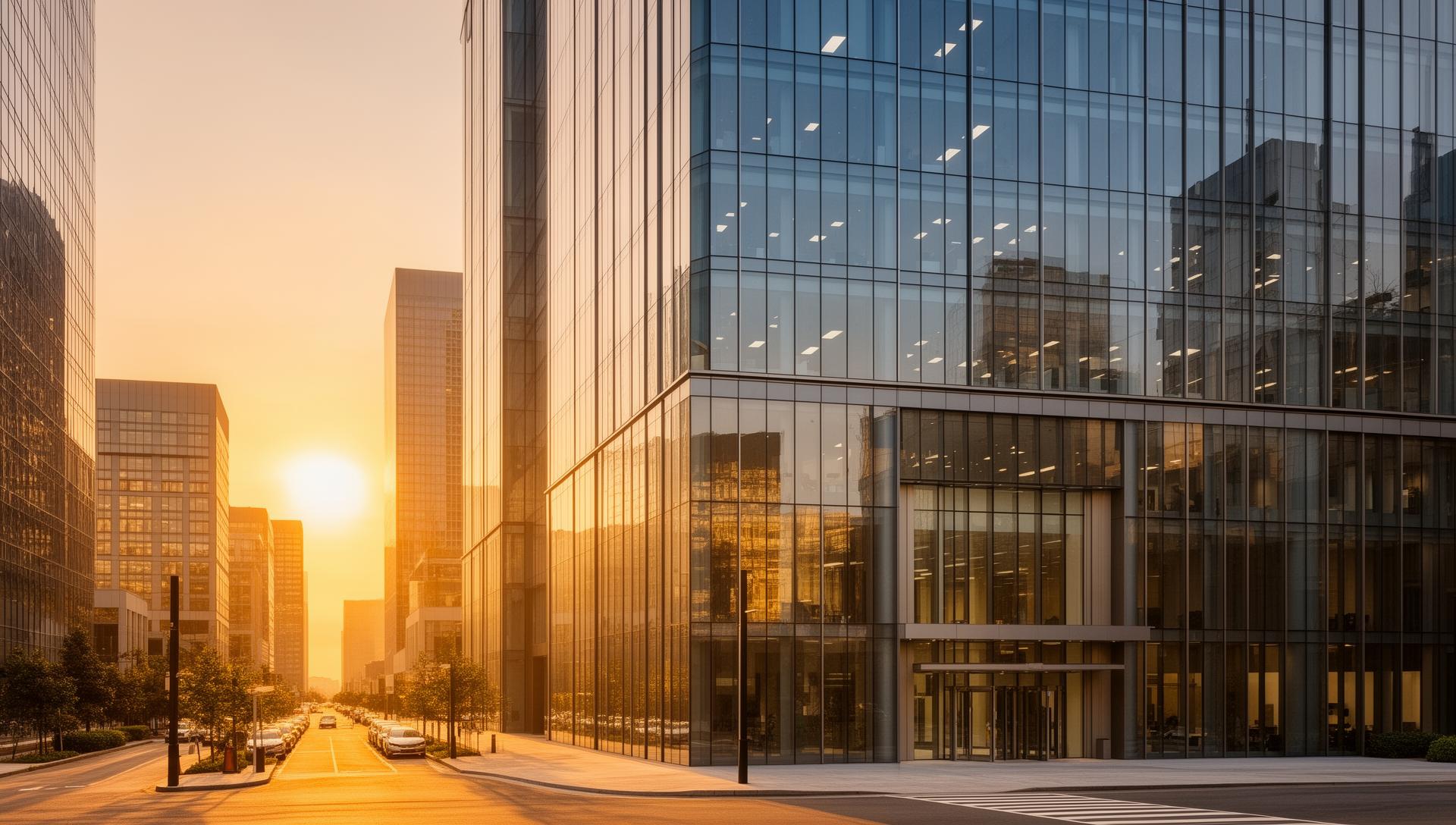 Modern office building